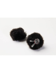 Bonnette à poils universelle AIR1, Noir, Small, 2 pcs